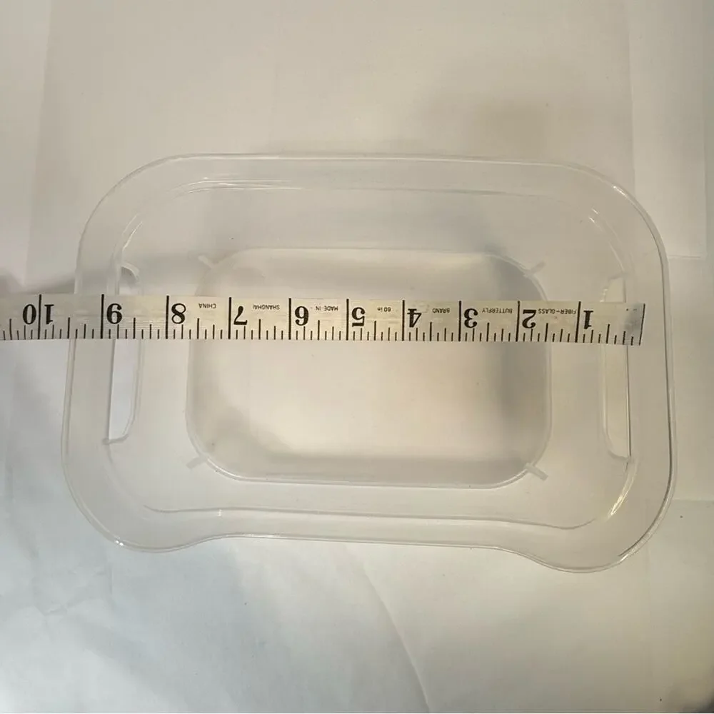 Clear Plastic Storage Bin NEW
